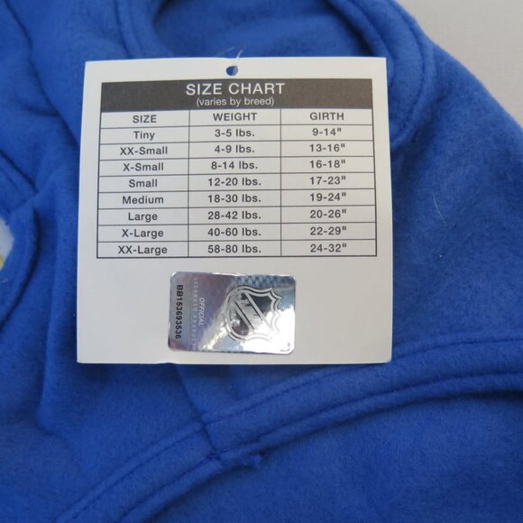 Buffalo Sabres Dog Fleece Jacket – Small – Official NHL – NWT - Picture 5 of 6
